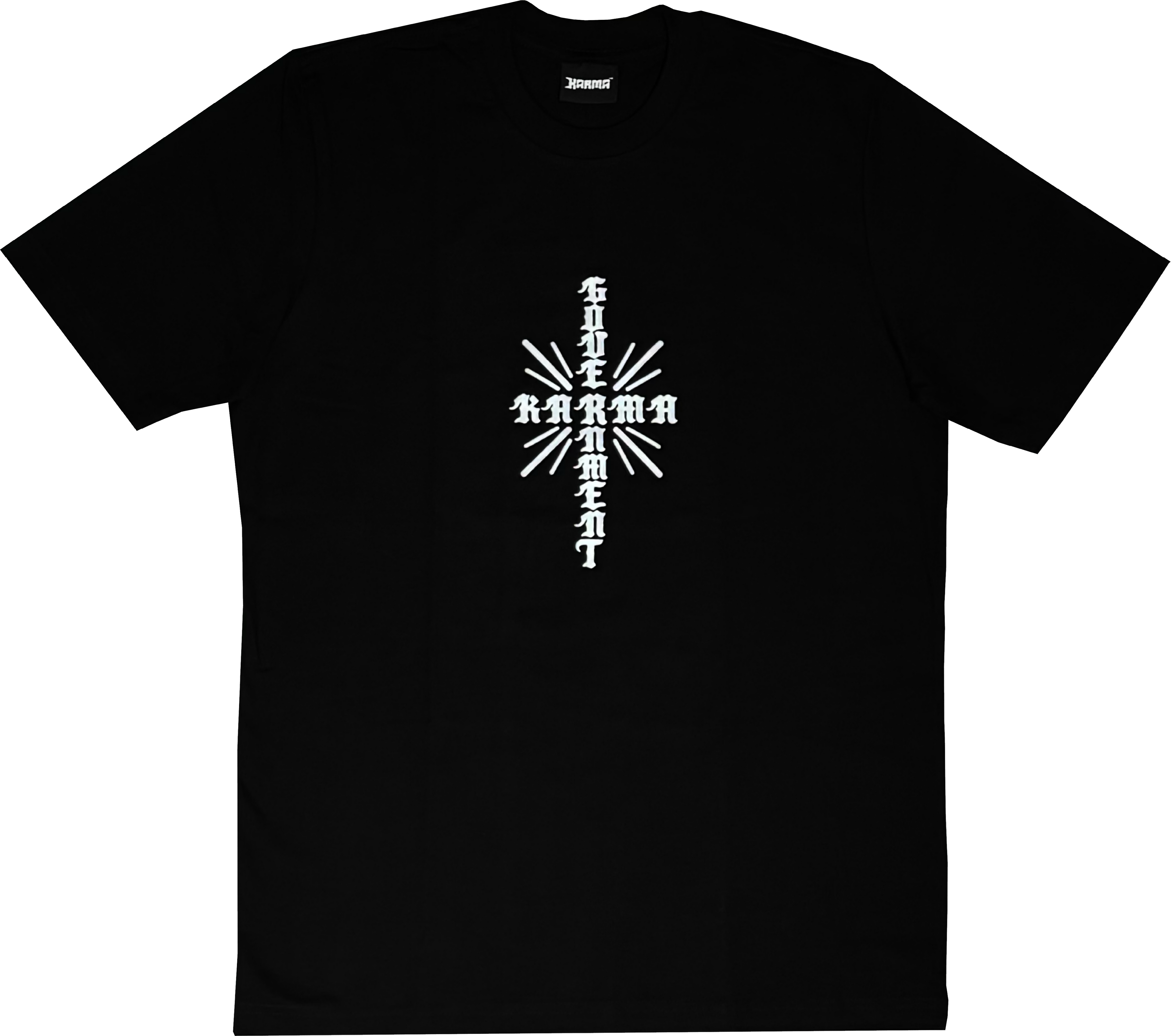 "KARMA CROSS" BLACK TEE